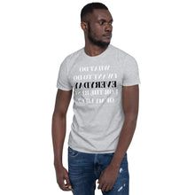 Load image into Gallery viewer, What Do I Want To Do Everyday For The Rest of My Life? (Reverse printed, mirror readable) | All Cotton Men&#39;s T-Shirt
