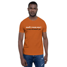 Load image into Gallery viewer, i am more than my homelessness (Reverse printed, mirror readable) | All Cotton Short-Sleeve T-Shirt
