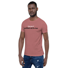 Load image into Gallery viewer, i can get out of the building (Reverse printed, mirror readable) | All Cotton Short-Sleeve T-Shirt
