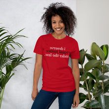 Load image into Gallery viewer, i deserve equal justice under the law.(Reverse printed, mirror readable) | Unisex t-shirt
